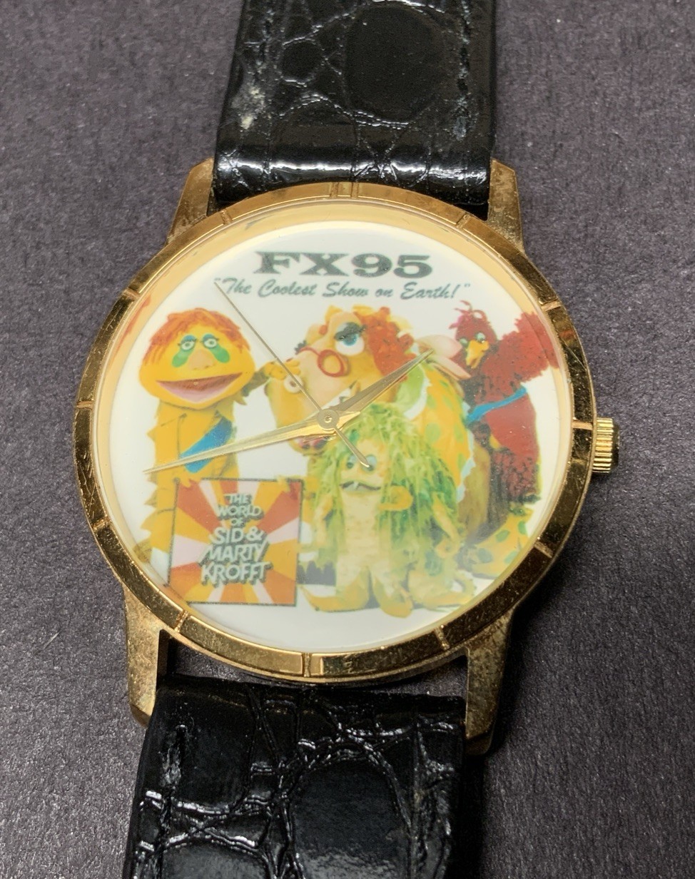 1994 Image Watches Sid & MARTY KROFFT PUFNSTUF WATCH Lim Ed. 300 FX 95, Working