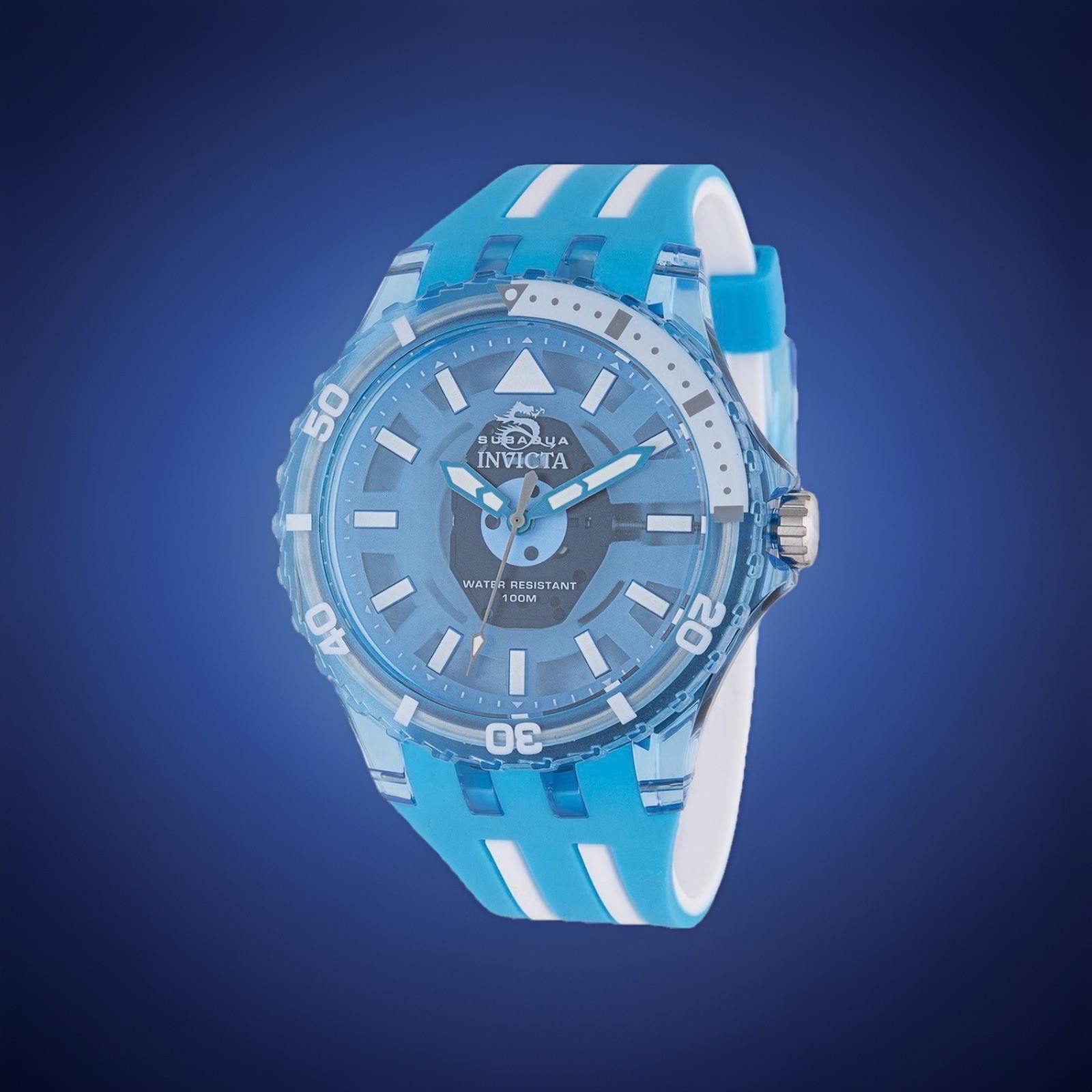 Invicta Subaqua Chromamode 69449 Men’s 44mm Blue Quartz Dive Watch New