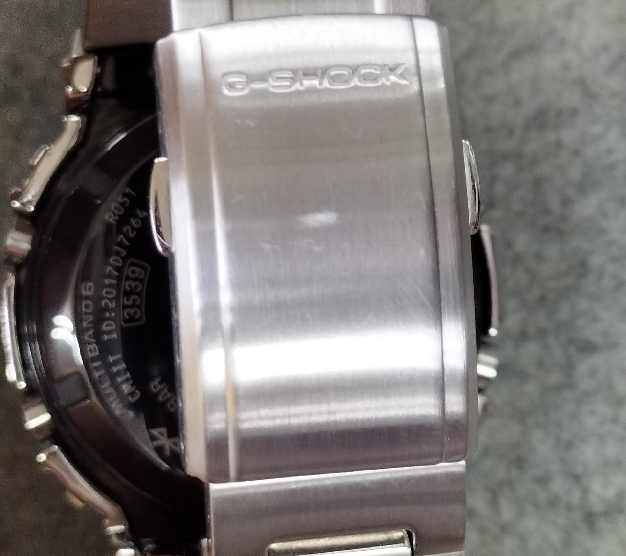 CASIO G-SHOCK GMW B5000D 3JF Silver Solar Men Watch Auth Japan