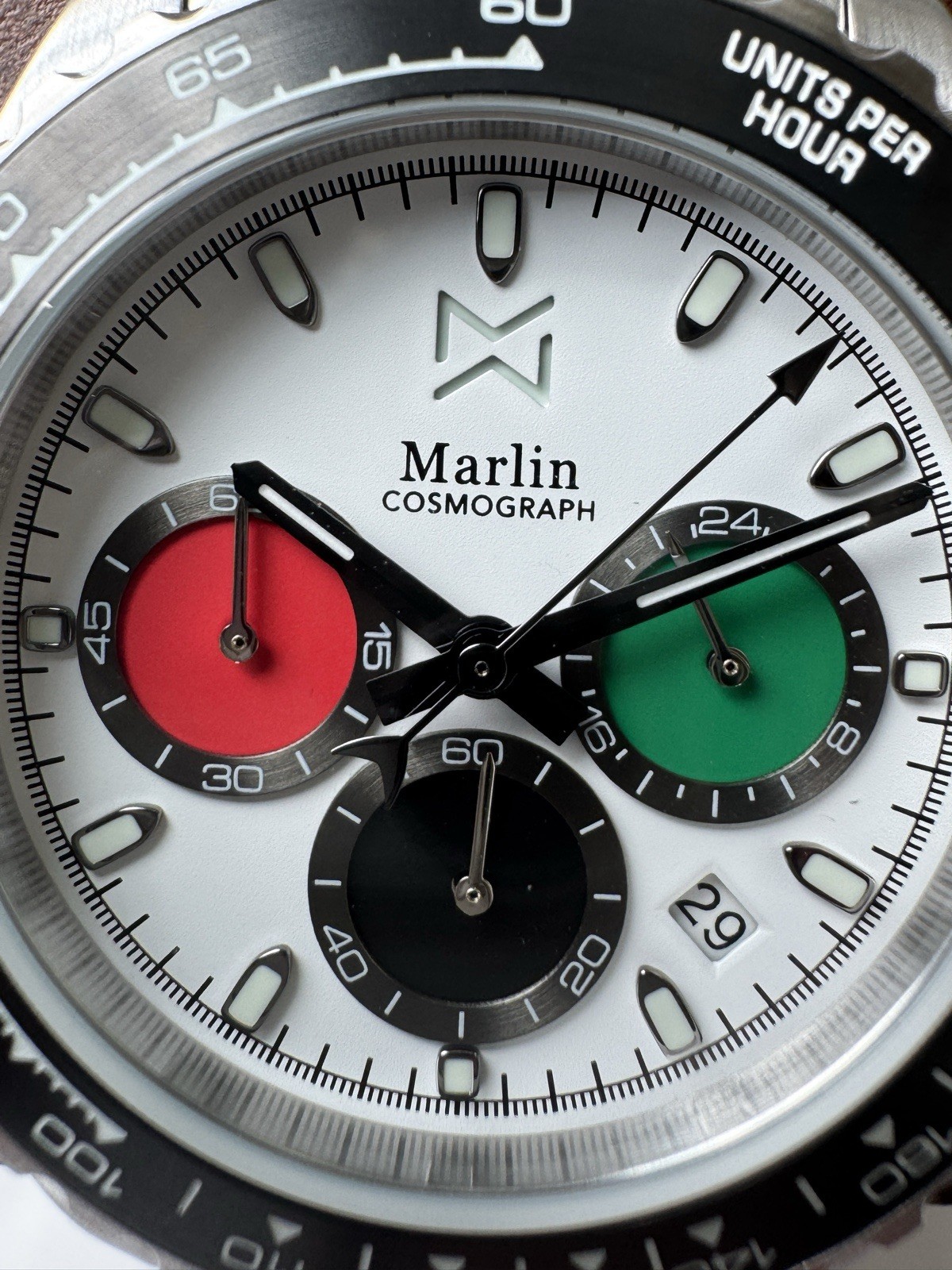 Chronograph Watch 42mm MARLINWATCH 🐟 Limited Edition NEW Model 001 😮