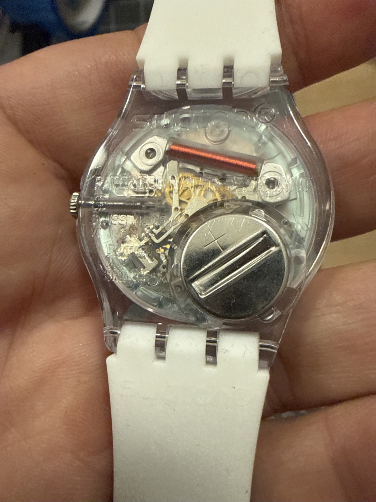 Swatch ULTRALAVANDE GE718 lilac watch Fantastic condition see pictures