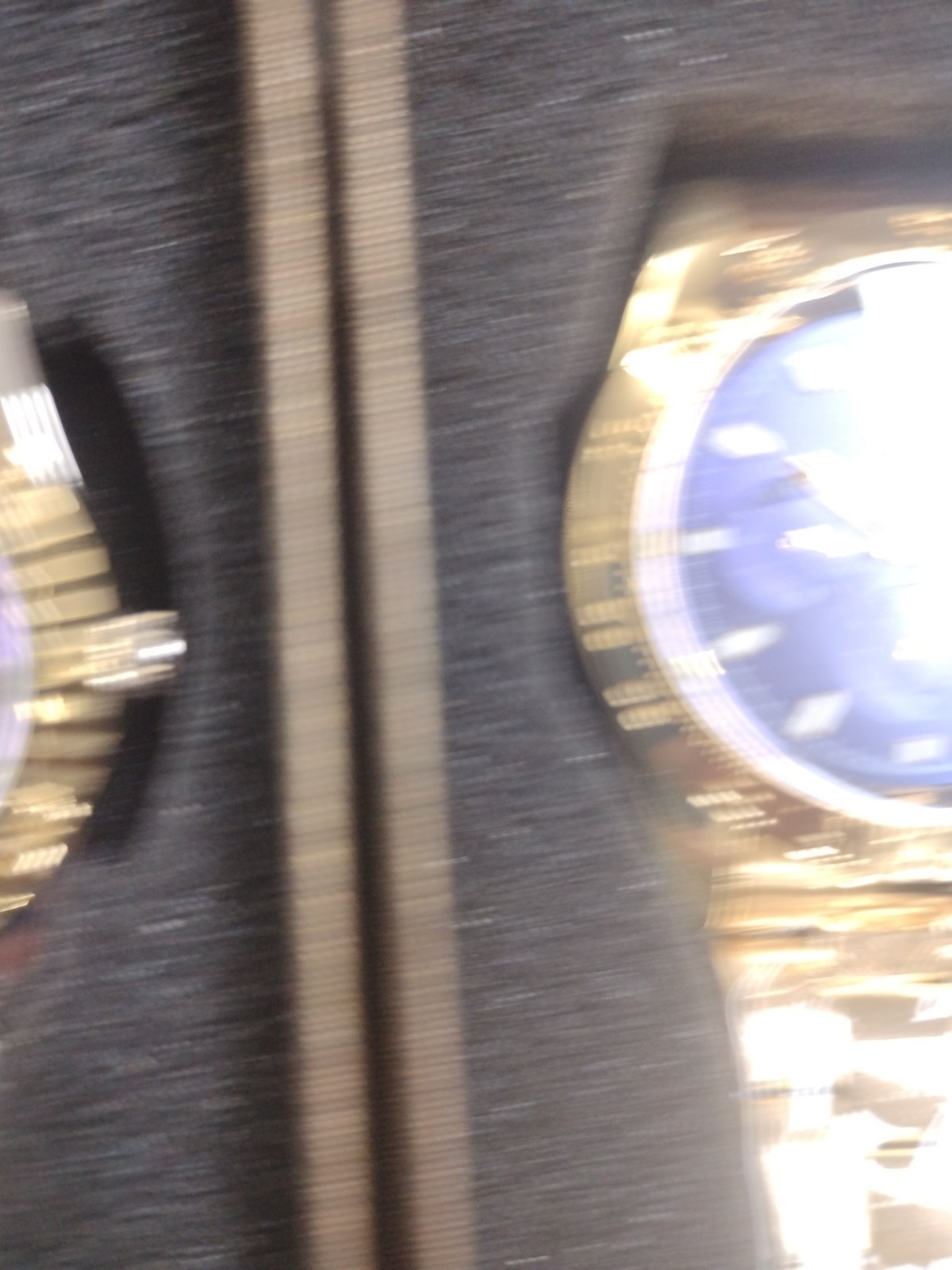 New Three (3) AJ Quality Watches Show 1 Green,1 Purple, 1 Blue Face Free Shippi