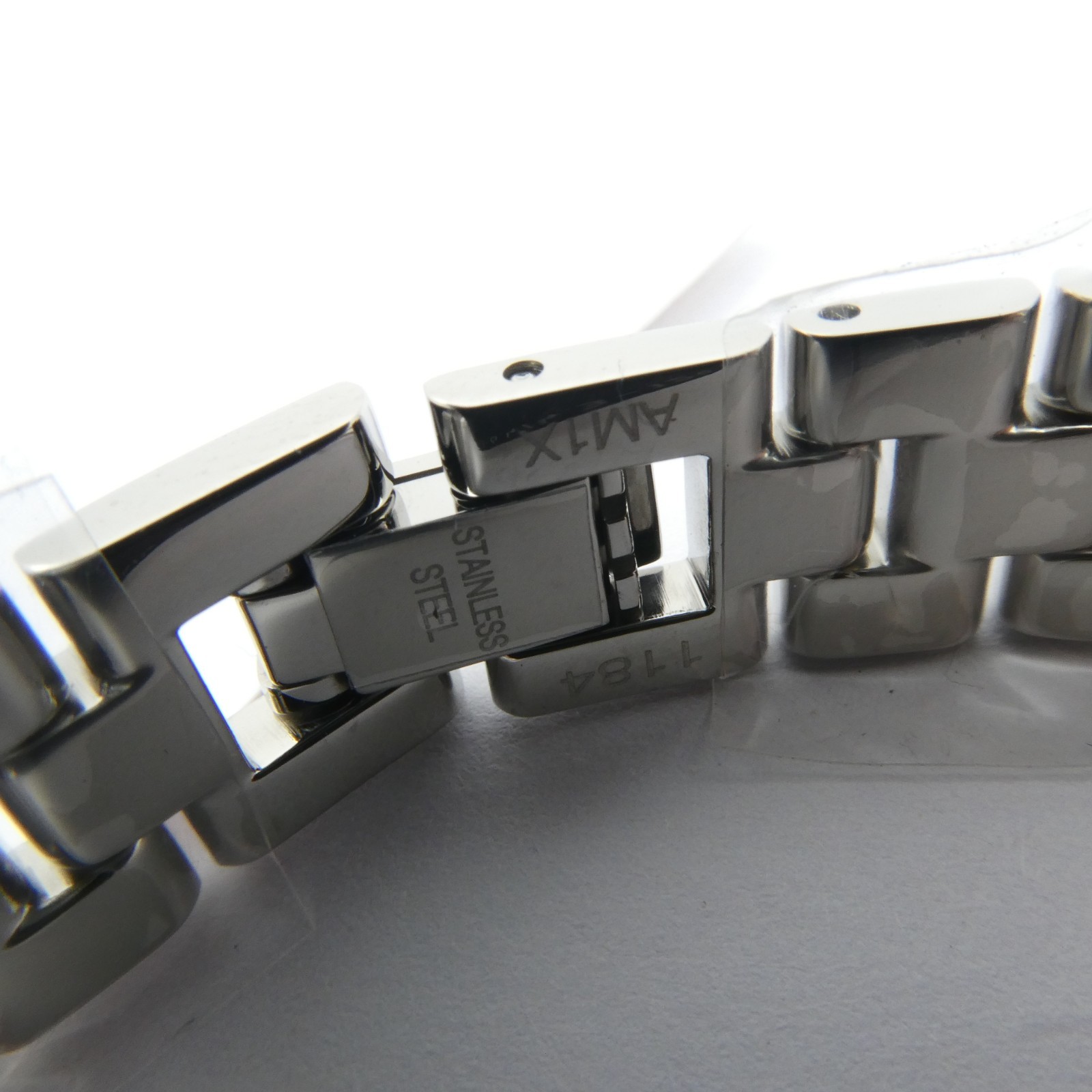 Movado Amorosa 0606893 Black Dial Two Tone Swiss Steel Ladies Wristwatch NEW