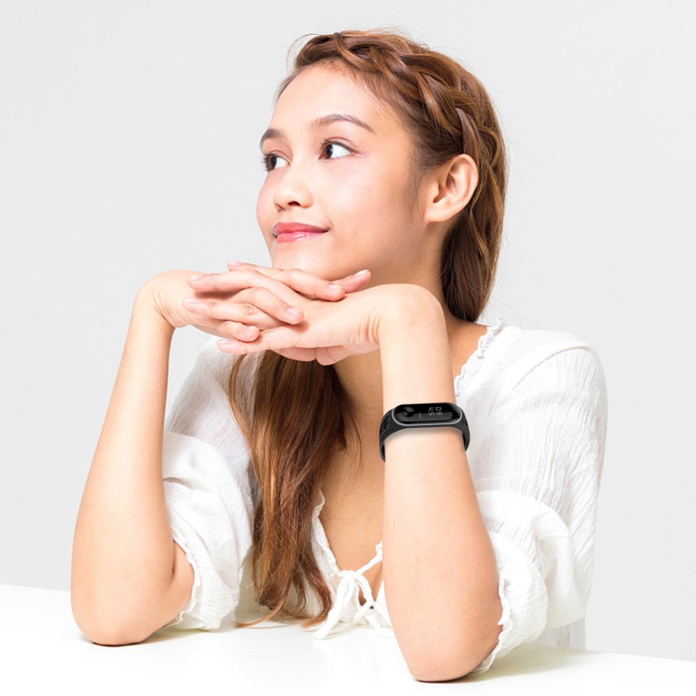 1Pcs Reusable Grey Silicone Wrist Band Strap with Breathable Design