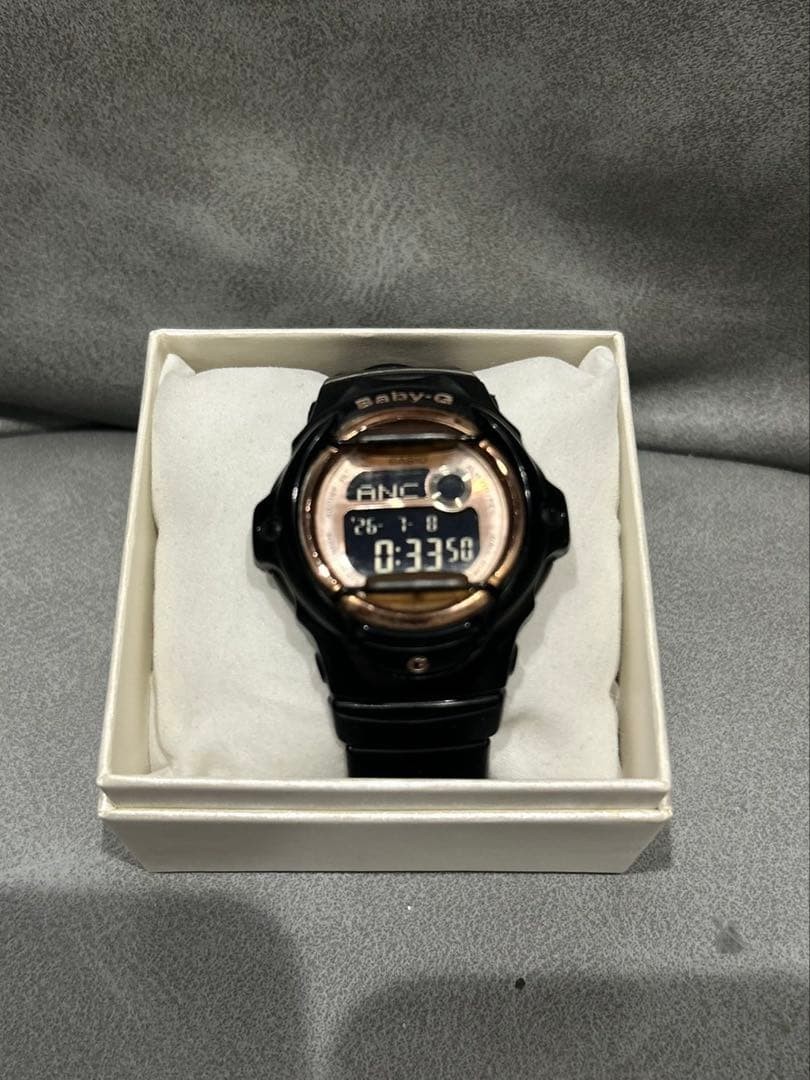CASIO Baby-G BG-169UG-1JF Digital Watch Black Gold Used