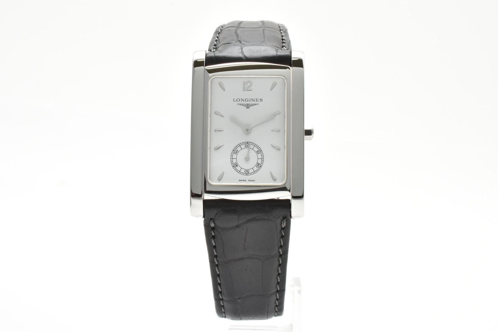 Vintage [TOP MINT w/Box] Longines Dolce Vita L5.655.4 White Silver Black JAPAN