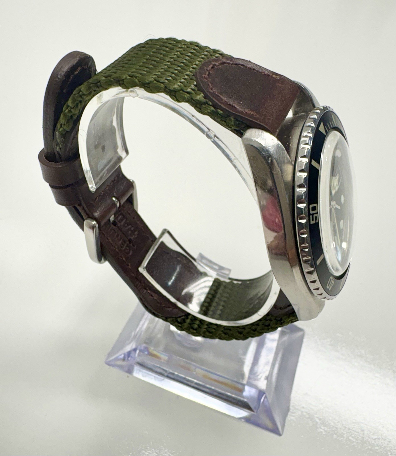 Vintage 60s 70s Era Croton Automatic Skin Diver 17 Jewel Men’s Wrist Watch Works