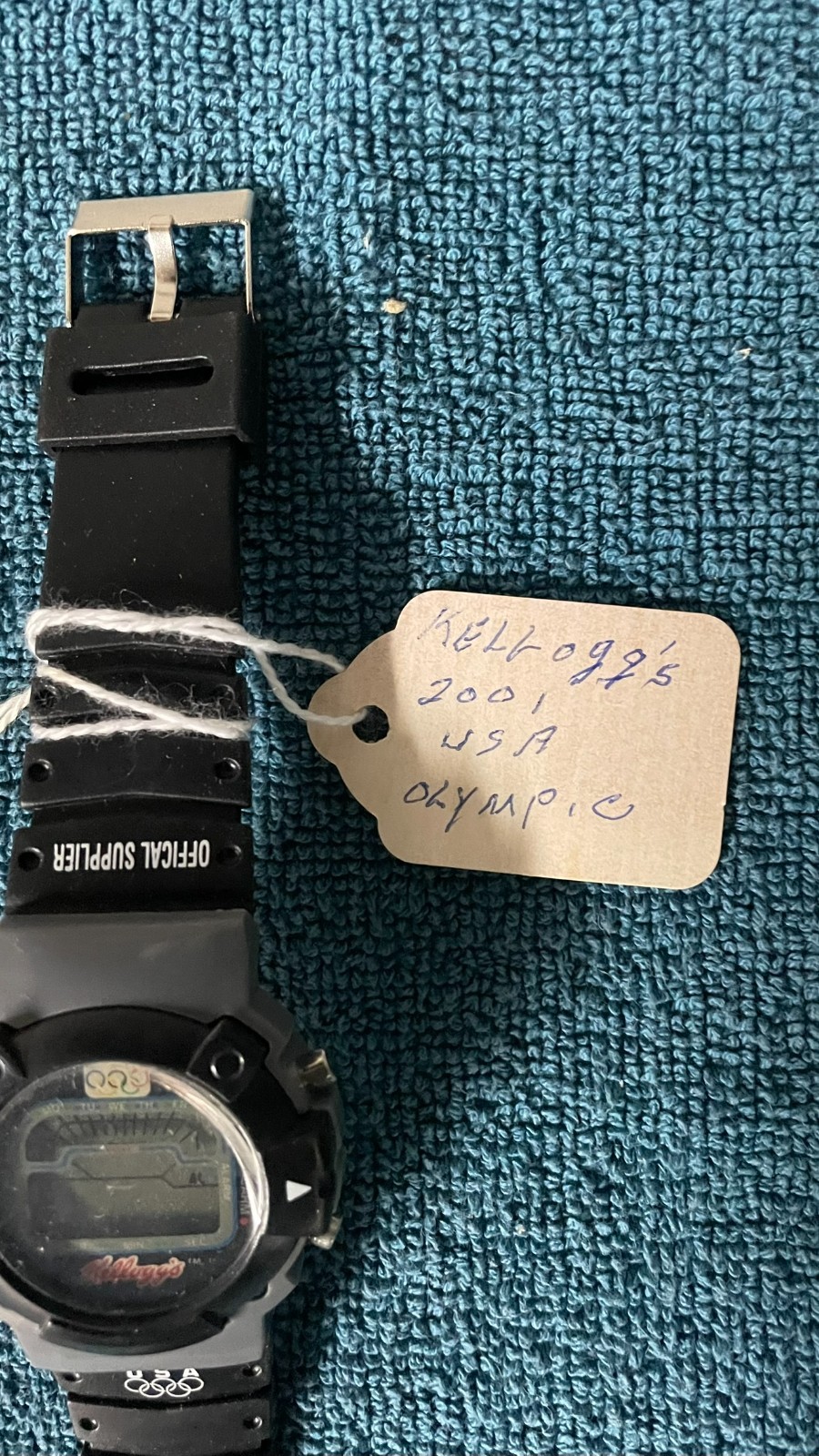 Vintage 2001 Kellogg’s USA Olympics Digital Watch, appears new
