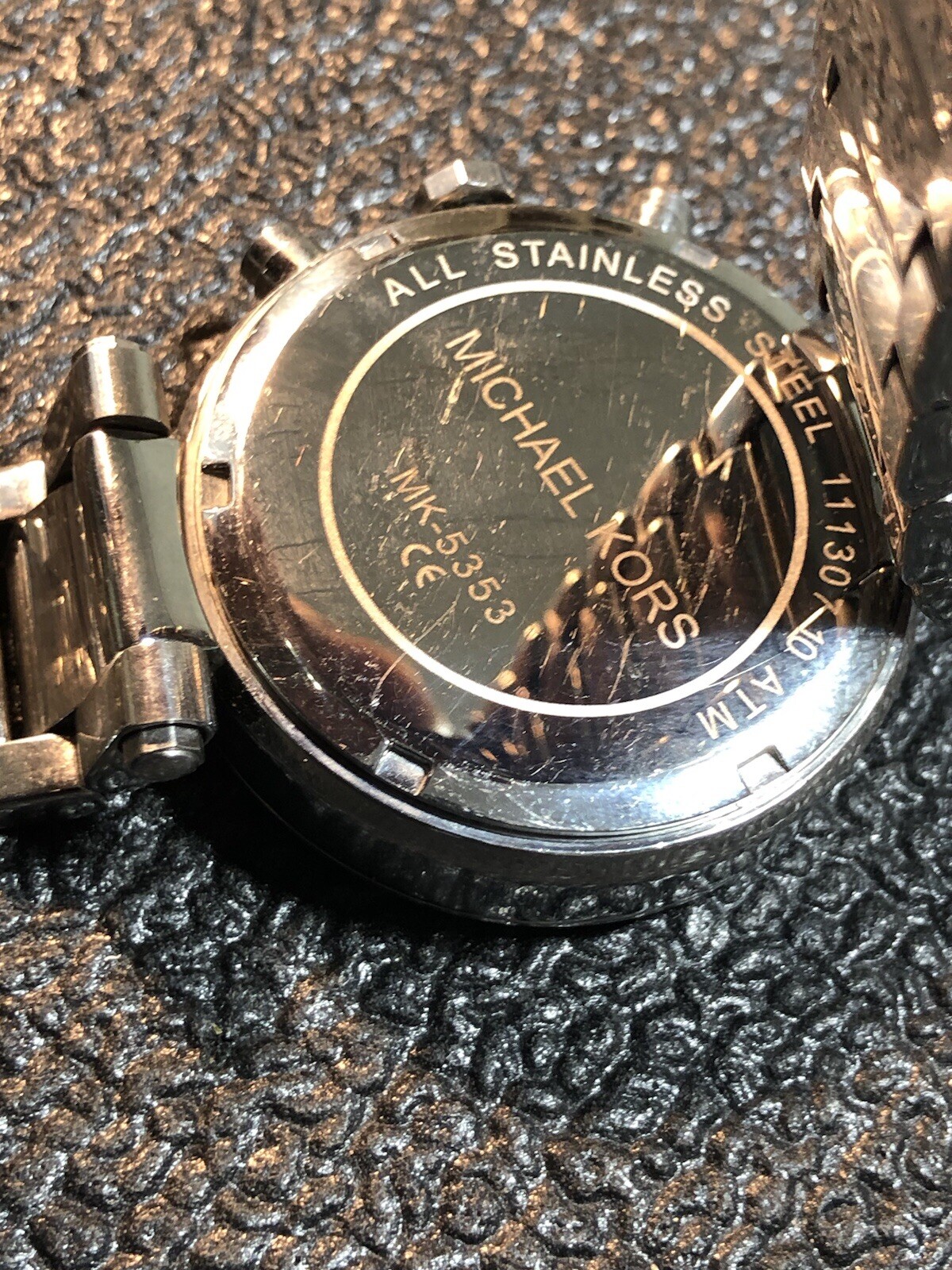 Michael Kors Women’s Parker Watch MK5353 Silver Tone Runs Parts Or Repair
