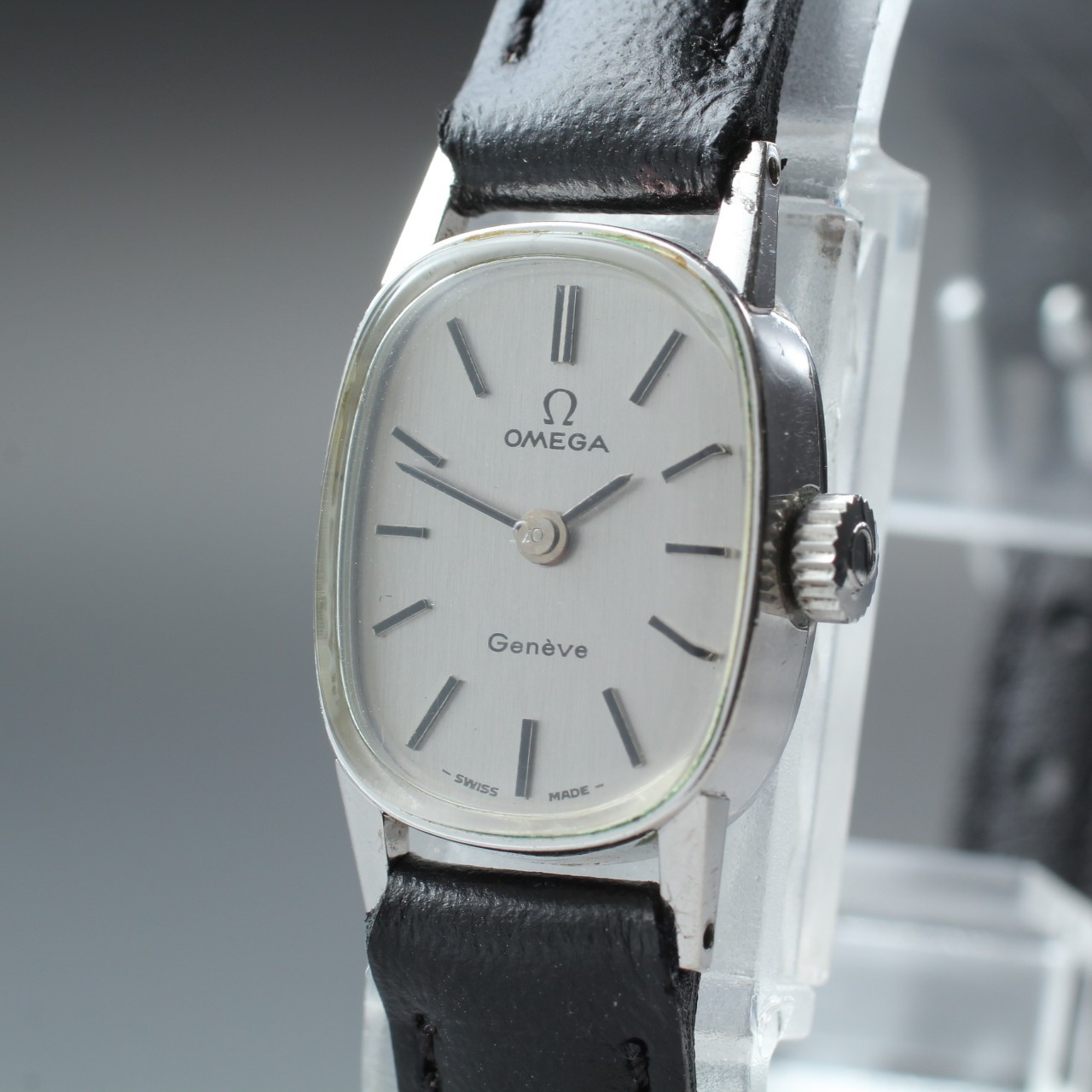 [Exc+5] Vintage 1973 OMEGA Geneve Cal.1070 Manual Wind Silver 15mm Women’s Watch
