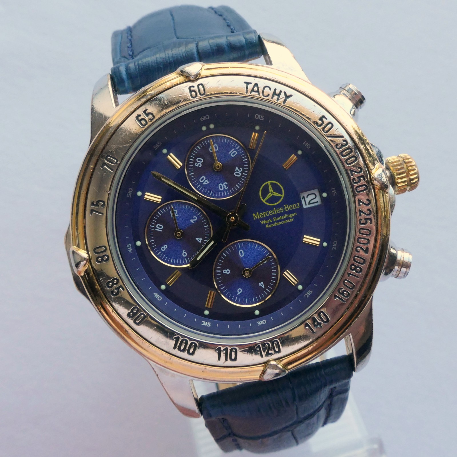 Mercedes Benz Vintage SL Classic Car Accessory Made in Germany Chronograph Watch