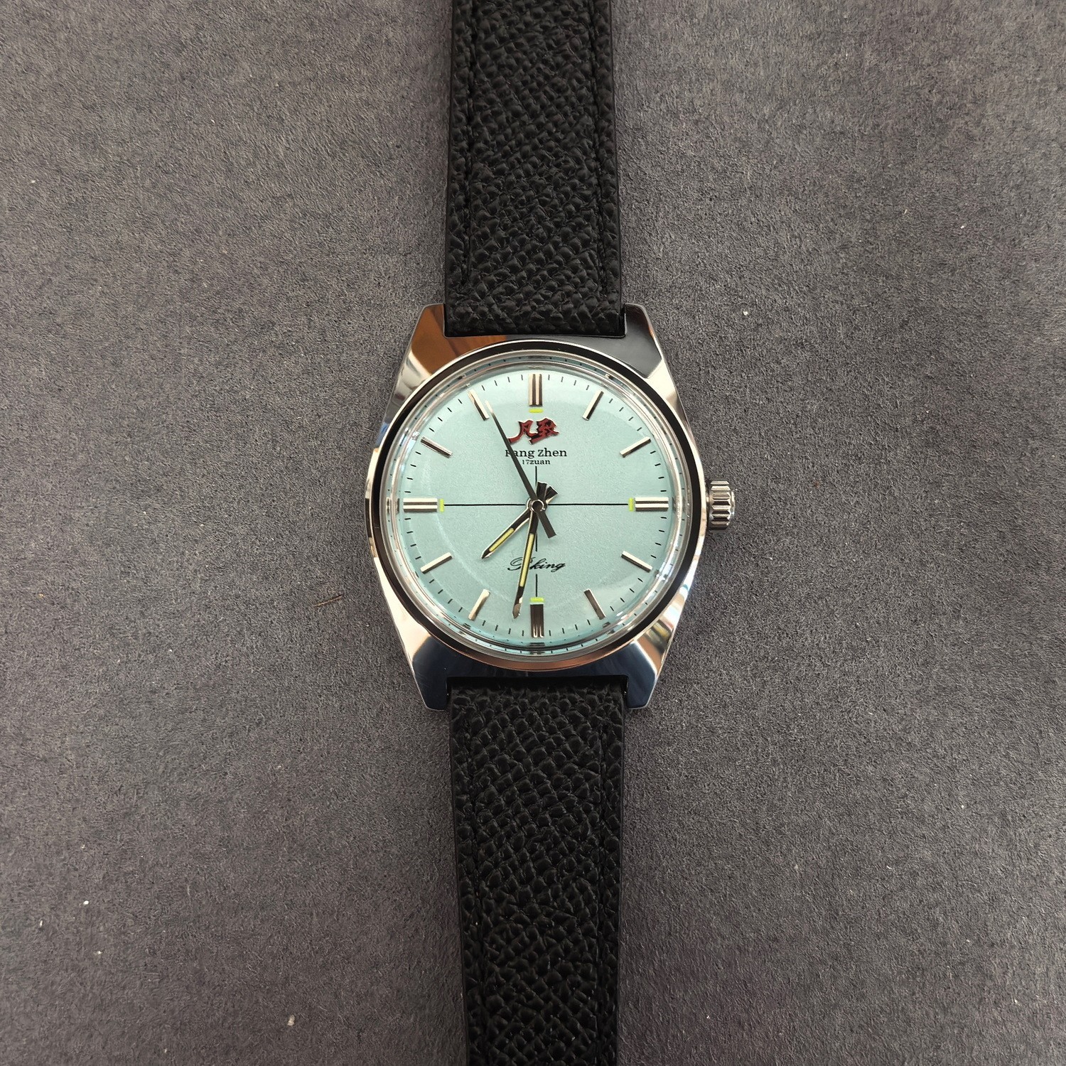 Merkur Men Pilot Watch 36mm Manual Winding Mechanical Wristwatch K1 Mirror M01D