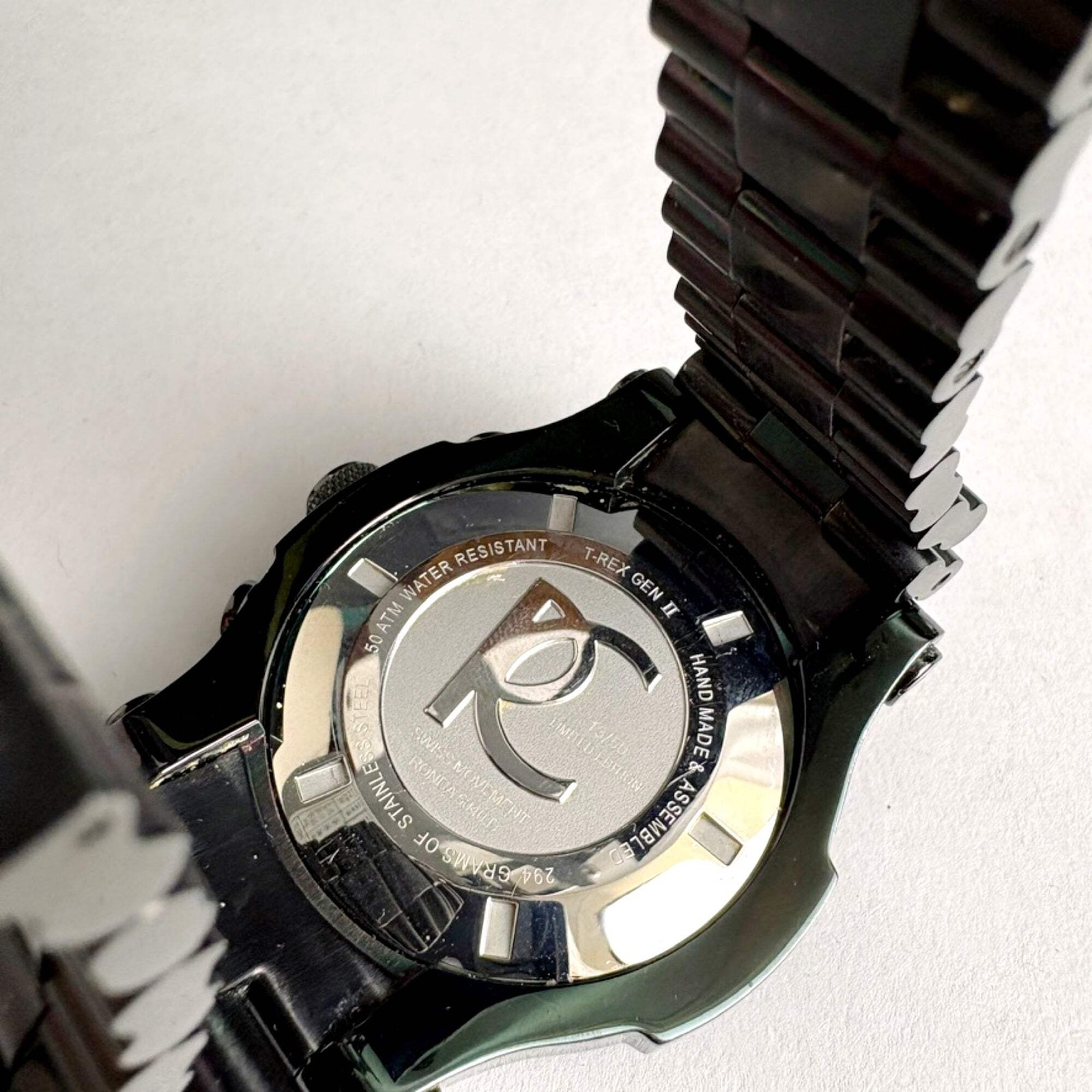 Renato Swiss Ronda 5040.D Chronograph Yellow Carbon Fiber LE 13/50 Black Watch