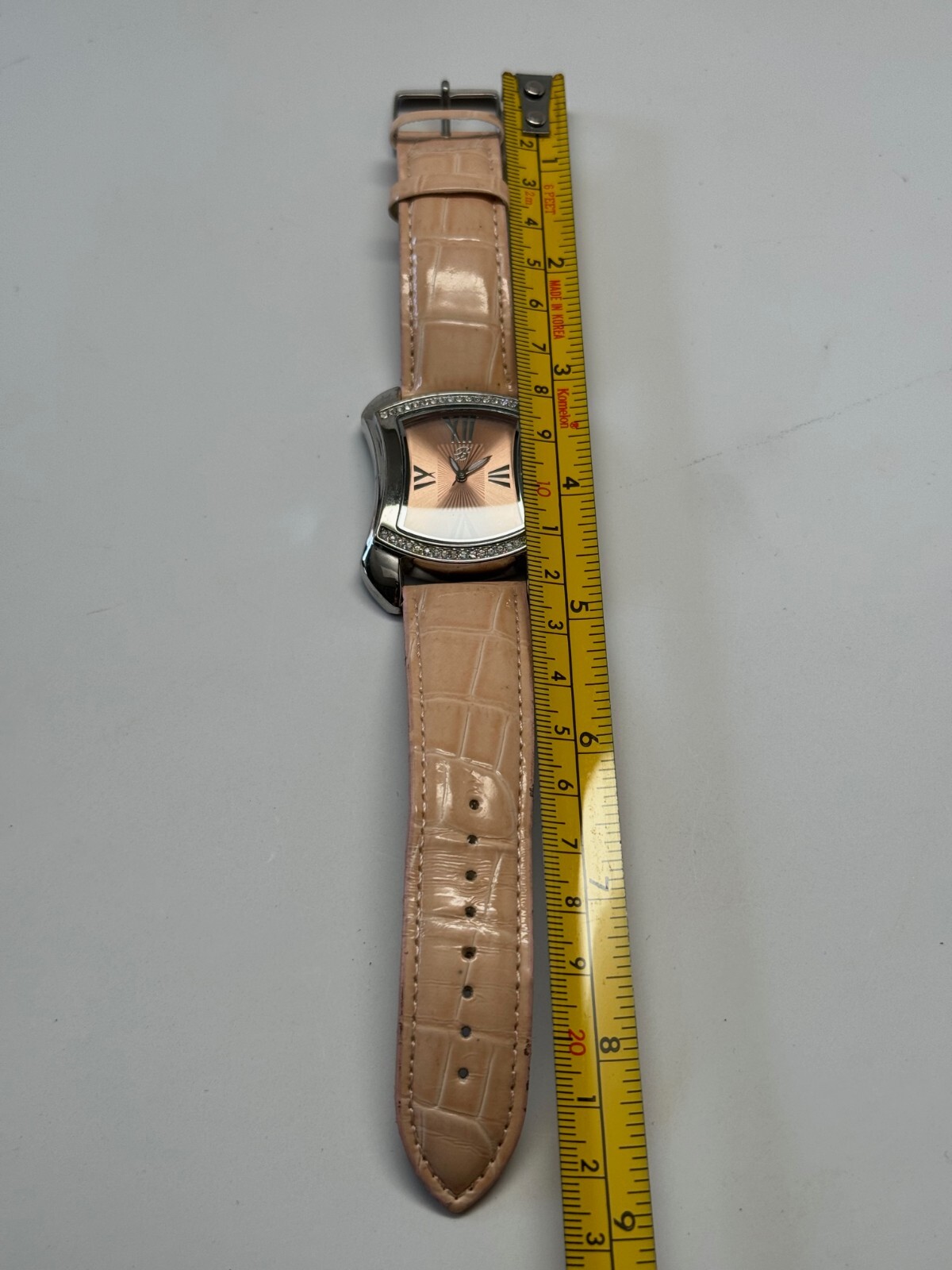 Brighton BTV011PK Women’s Tan Crocodile Leather Analog Dial Quartz Wrist Watch