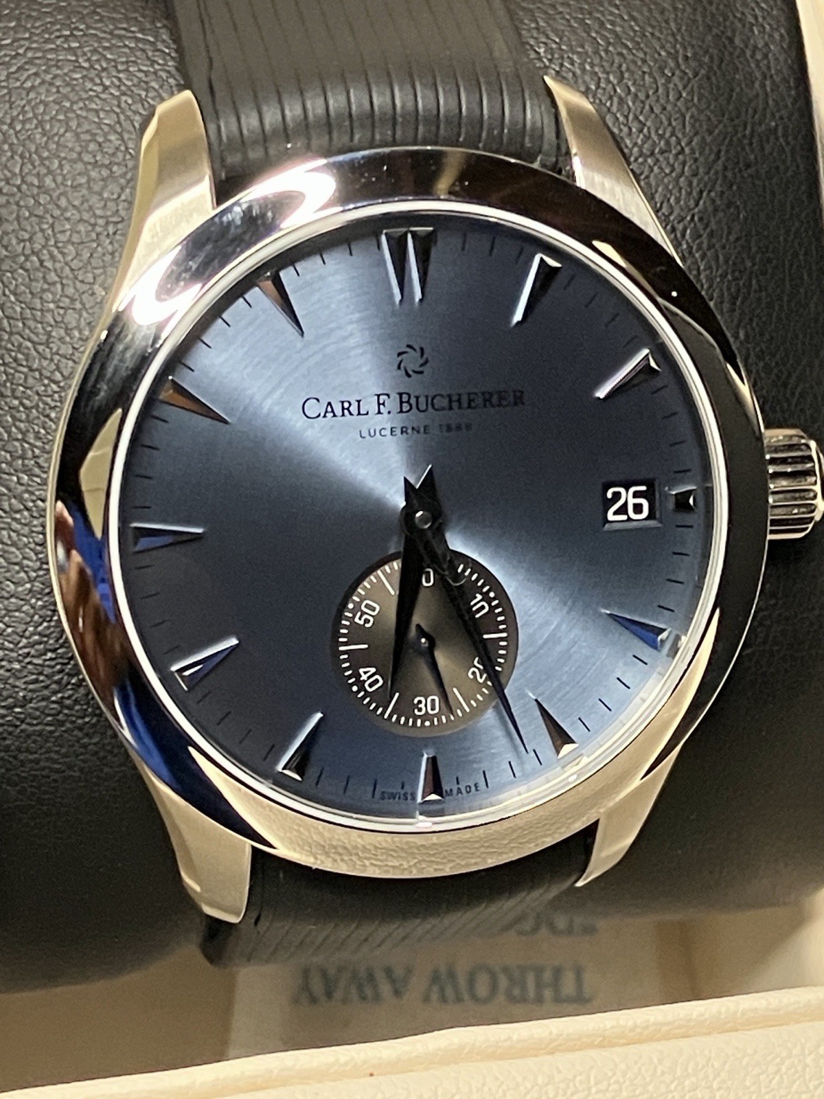 Carl F. Bucherer Manero Blue- New Full Set2025 – 10924.08.53.01
