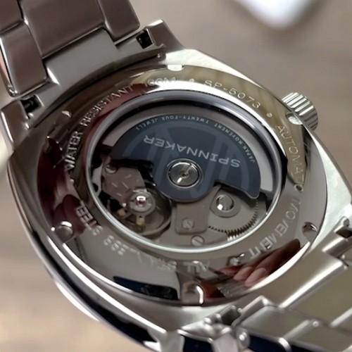 Spinnaker Hull Riviera Black Dial Japanese Automatic SP-5073-33 Men’s Watch