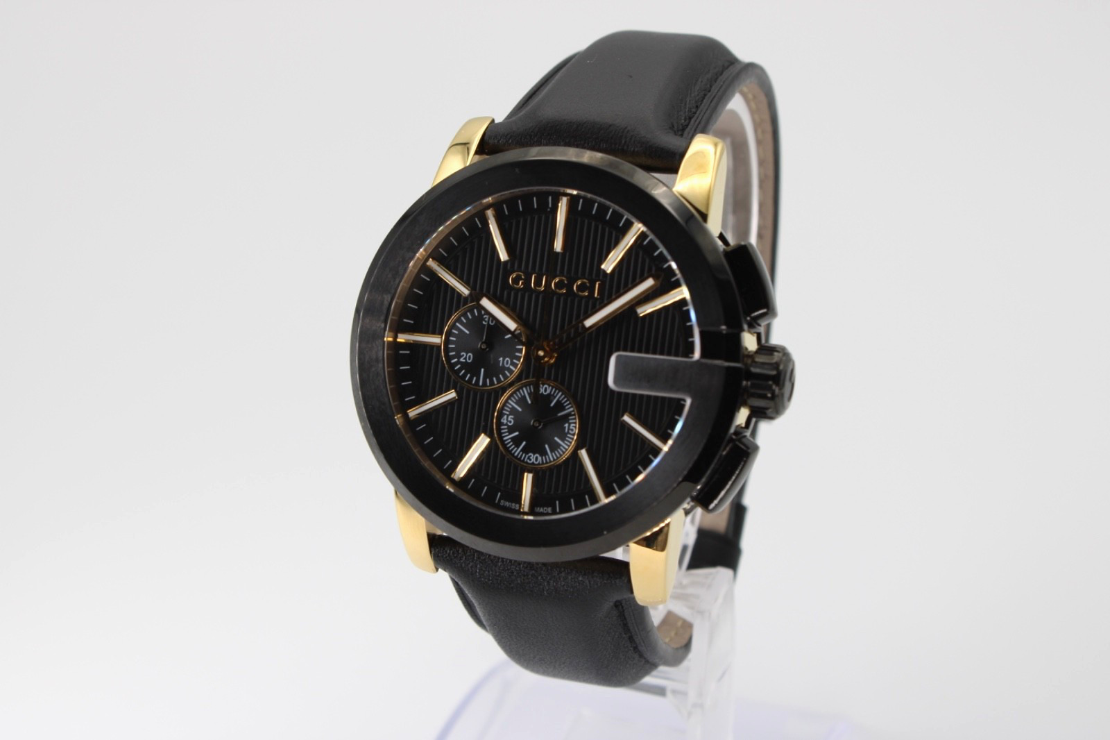 GUCCI G-Chrono YA101203 Black Dial Men’s Watch 44mm