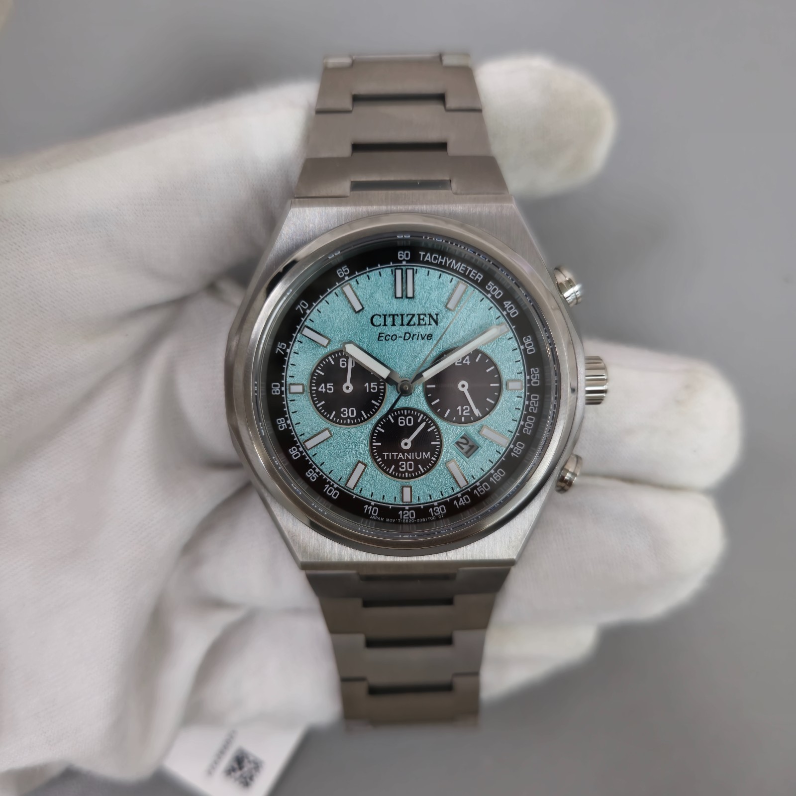 Citizen Zenshin CA4610-85M Super Titanium EcoDrive Blue Dial 42.5 mm Men’s Watch