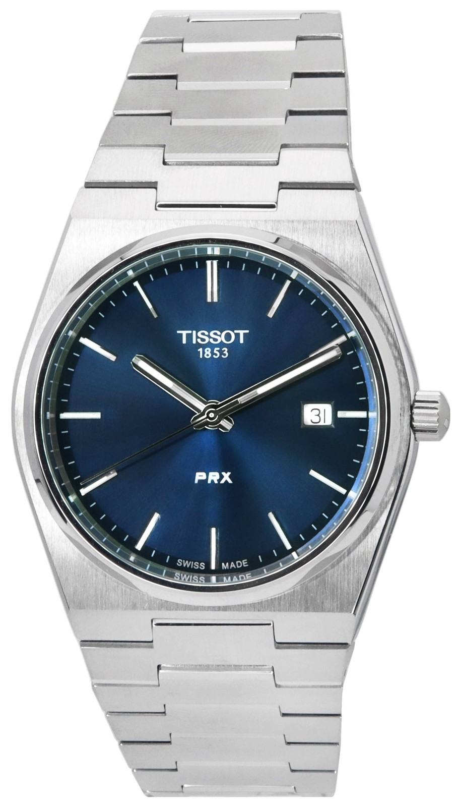 Tissot PRX T-Classic Swiss Made Quartz Blue Dial T137.410.11.041.00 Mens Watch