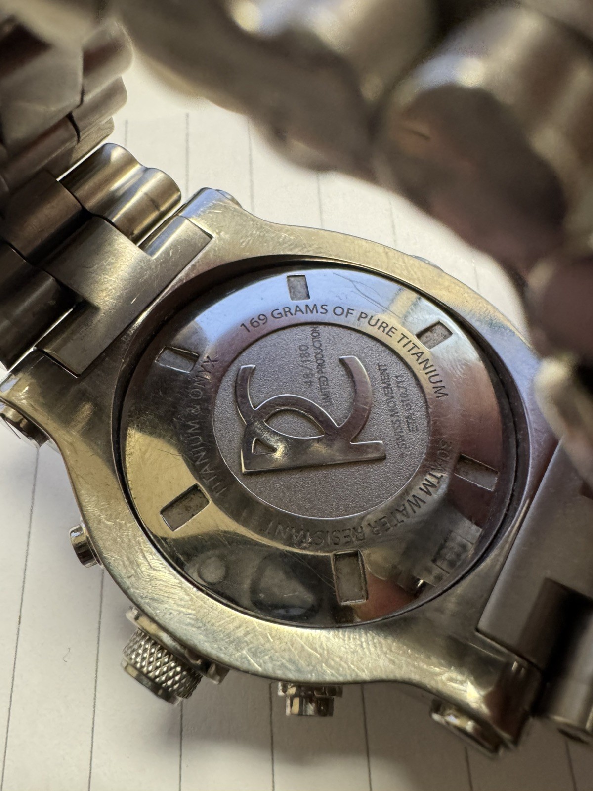 Renato RED FACE Beast Titanium Colleziani watch limited Number 48/150 USED