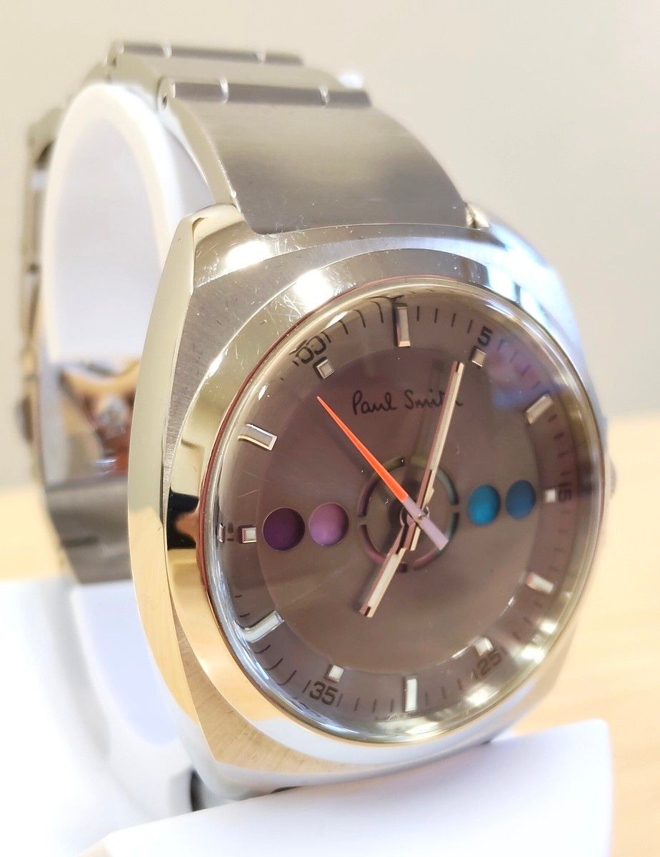 Paul Smith Five Eyes Horizontal Quartz Silver Dial Timepiece