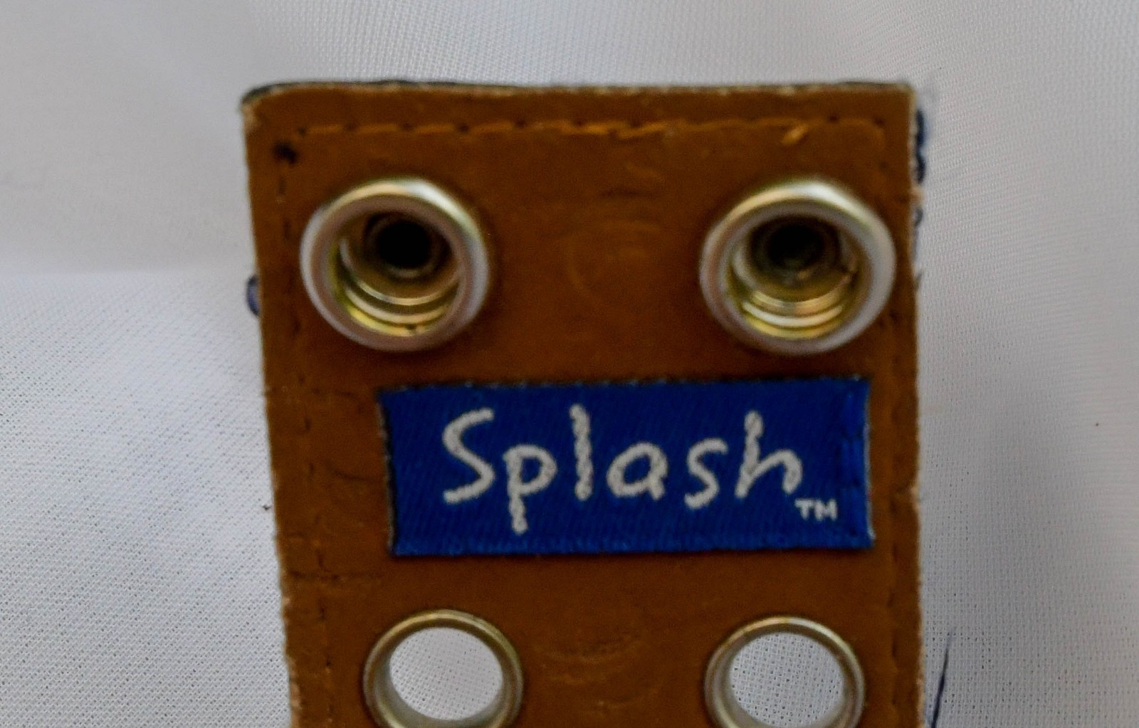 Vintage Splash watch with thick blue, green and cream band – WORKS