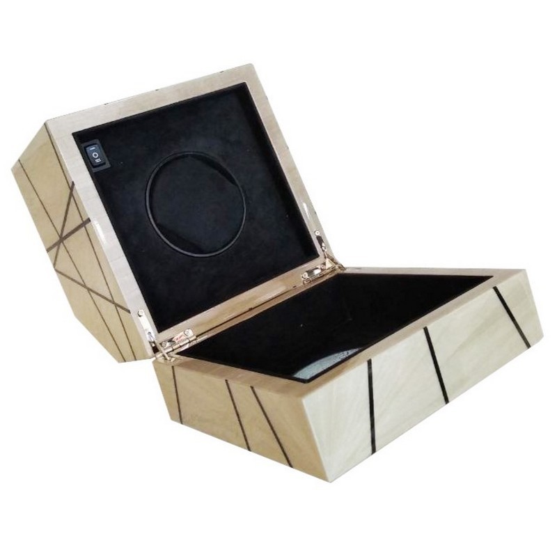 Ercolano Inlaid Wooden Box Watch Winder 16x21x22cm