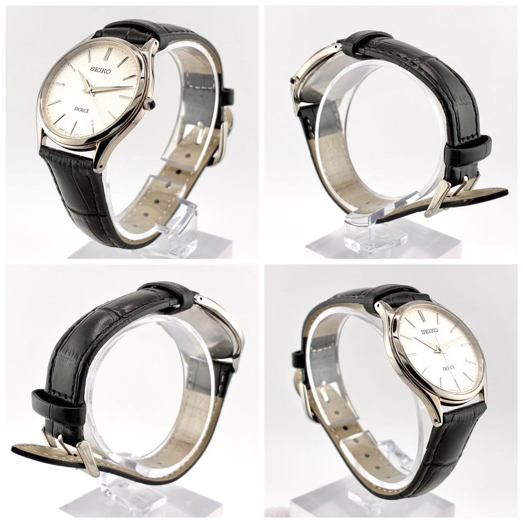 New Battery Good Condition SEIKO DOLCE 8J41 Wristwatch Men’s Quartz