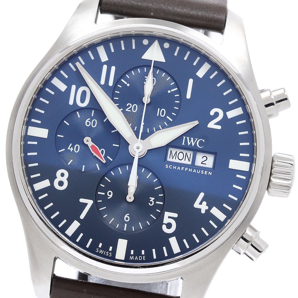 IWC SCHAFFHAUSEN Pilot’s Watch Petite Prince IW377714 Automatic Men’s_962509