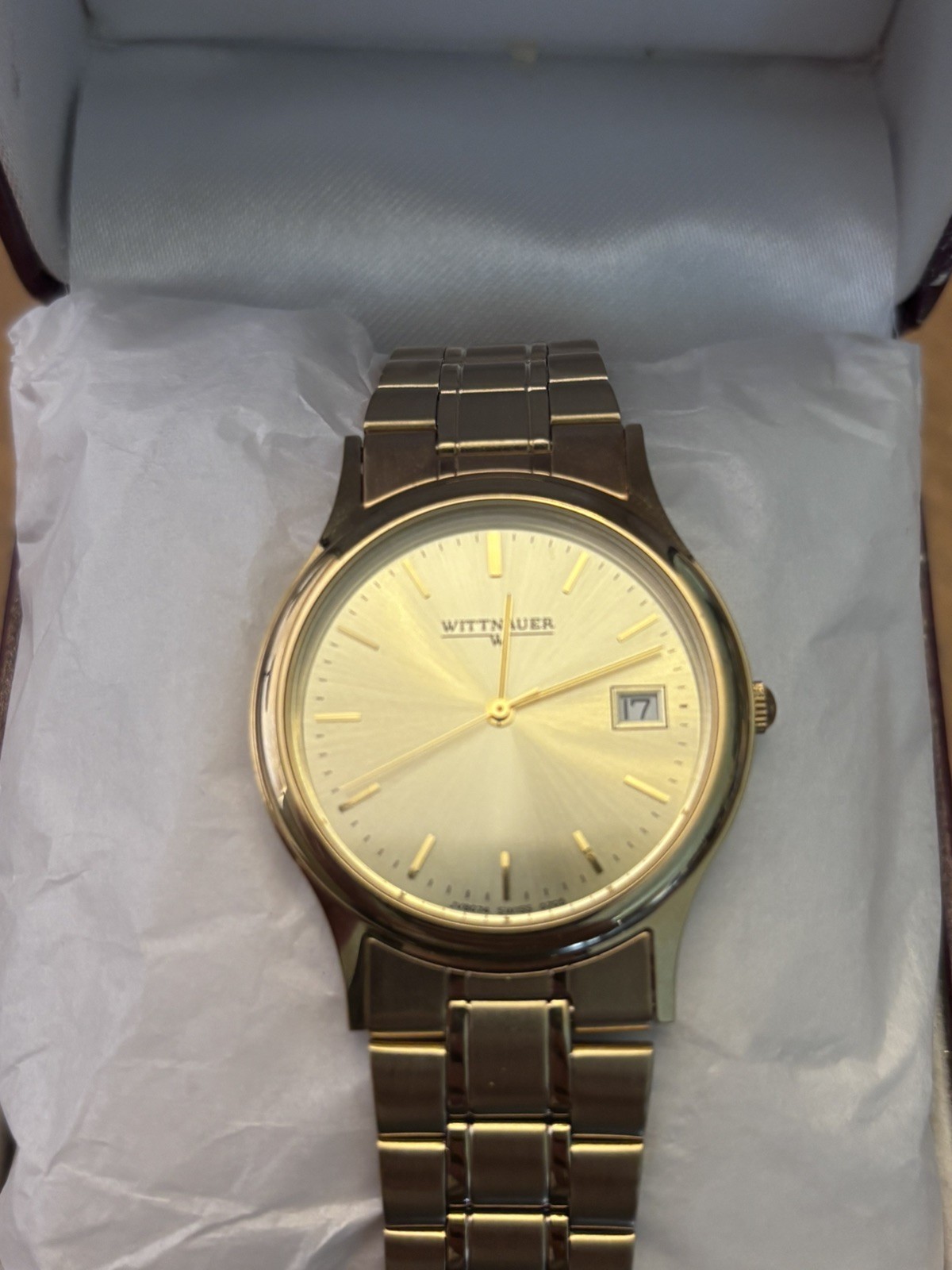 Wittnauer Men’s Gold Stainless Steel Watch