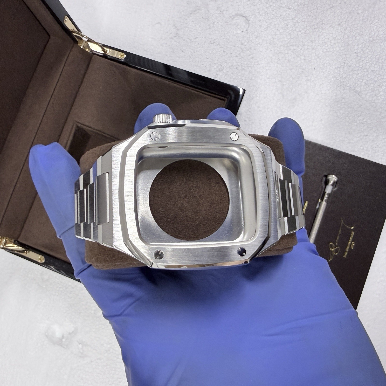 Golden Concept EV-44 Apple Watch Case Limited Edition 44mm Stainless Steel Silve
