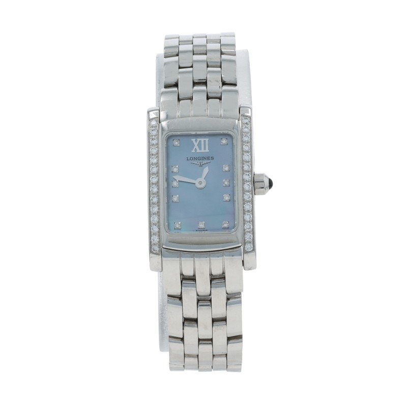 Longines Dolce Vita Diamond Onyx Ladies – Quartz L5.158.0 Round Brilliant