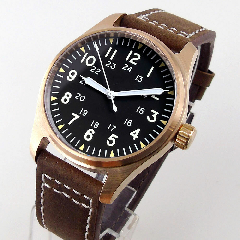 20ATM Tandorio Solid Cusn8 Bronze Sapphire Glass Japan NH35A Automatic Men Watch