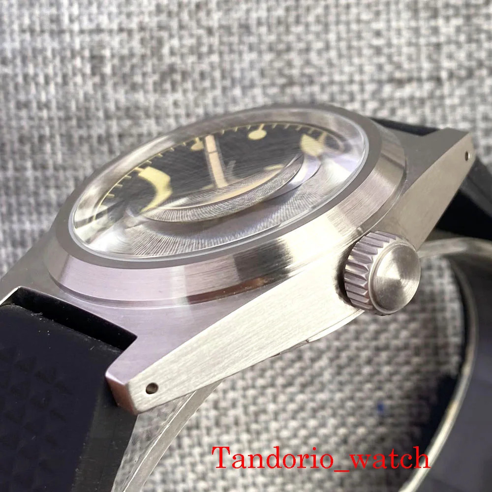 Tandorio 38mm Automatic Miyota 8215 Men’s Mechanical Watch Sapphire Glass Brown