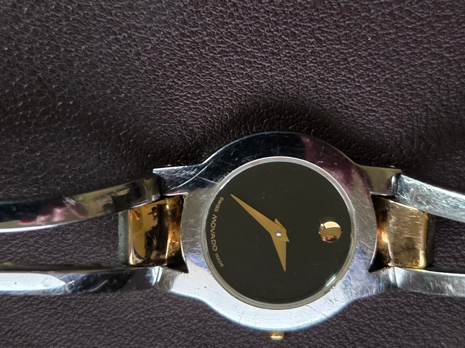 Movado 81 E4 1842 Two Tone Ladies Watch