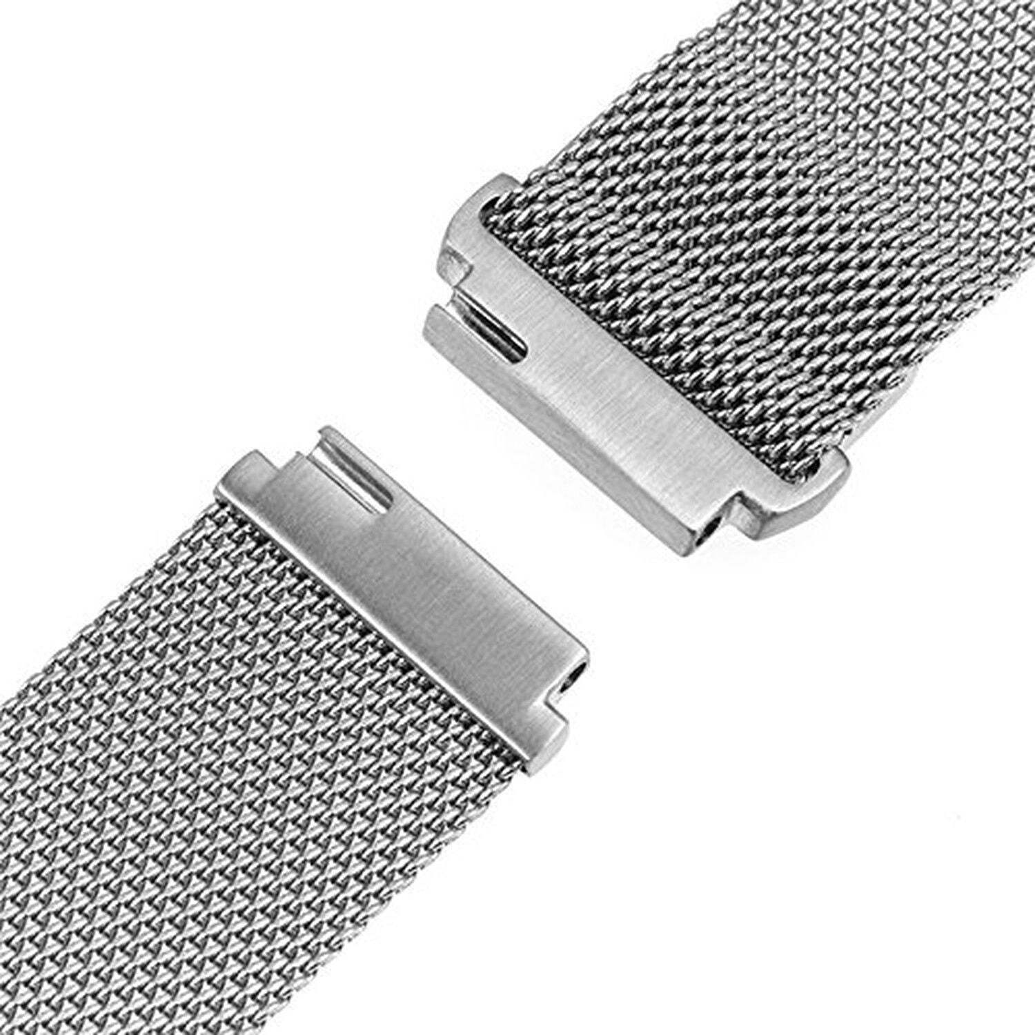 Magnetic Clasp Stainless Steel Mesh Milanese Bracelet Watch Band Strap #5041