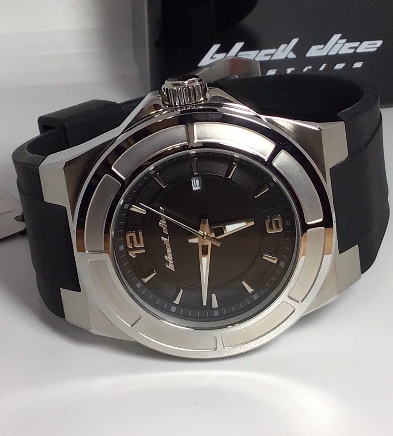 Black Dice Men’s Watch – 5ATM