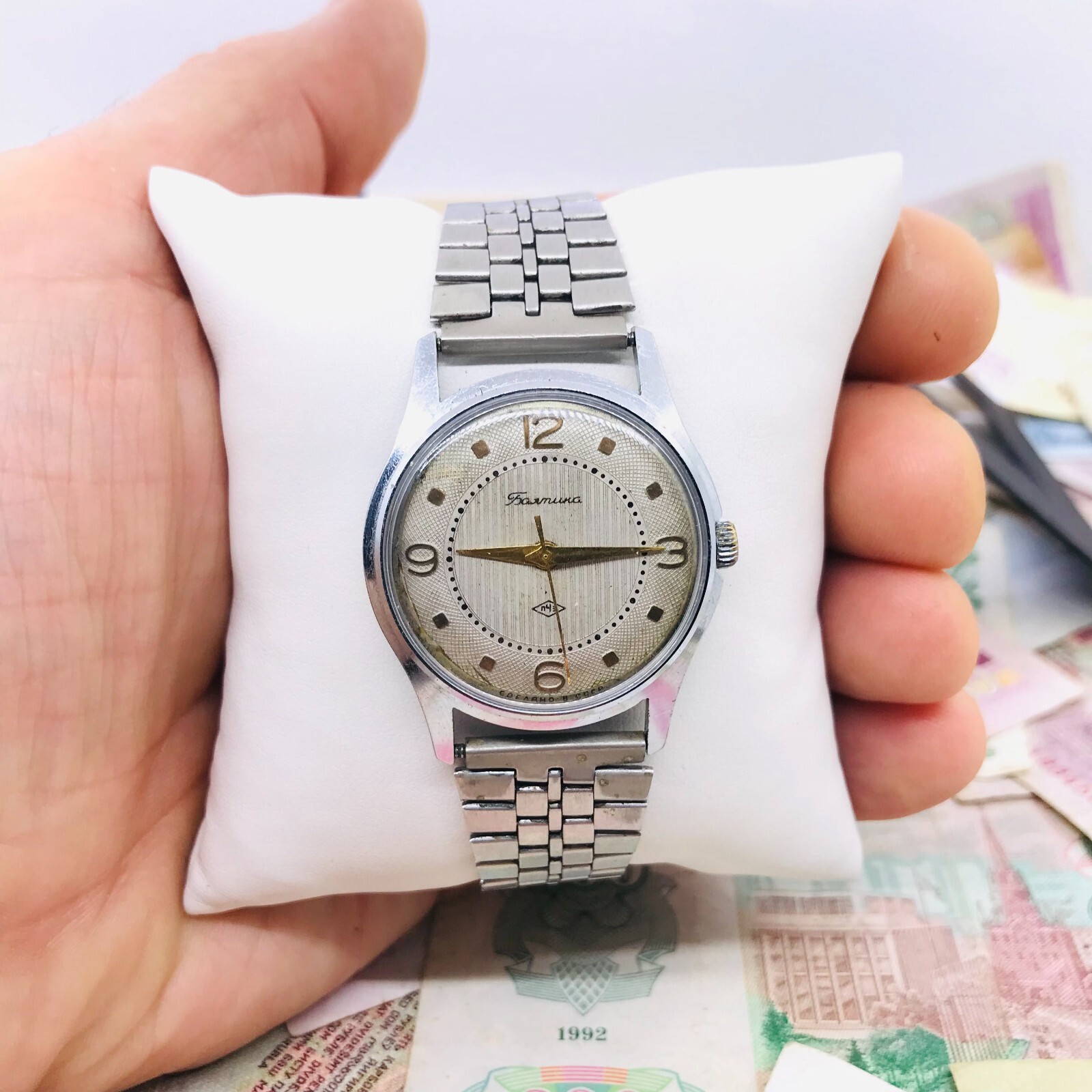 ⚜️ Rare Raketa Baltika Vintage 1950s Soviet Mens Watch 2609 USSR Service 🛠
