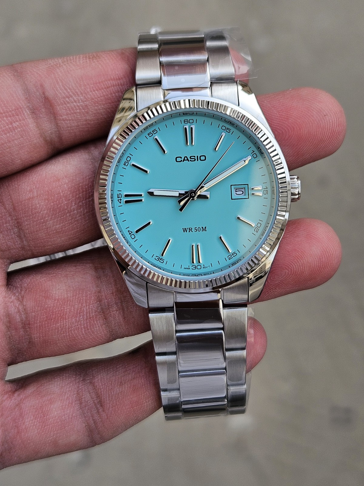 “Casio MTP-1302PD Light Blue Dial – Classic Men’s Stainless Steel LIMITED STOCK