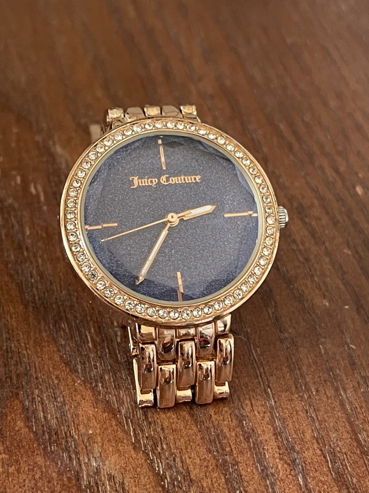 Juicy Couture Black Label Rose gold Watch New Battery