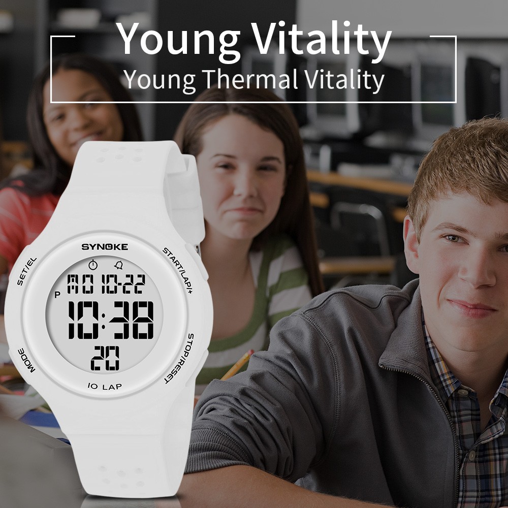 Waterproof Watches LED Digital Watch Alarm Watch Boys Girls Sports Kids Children