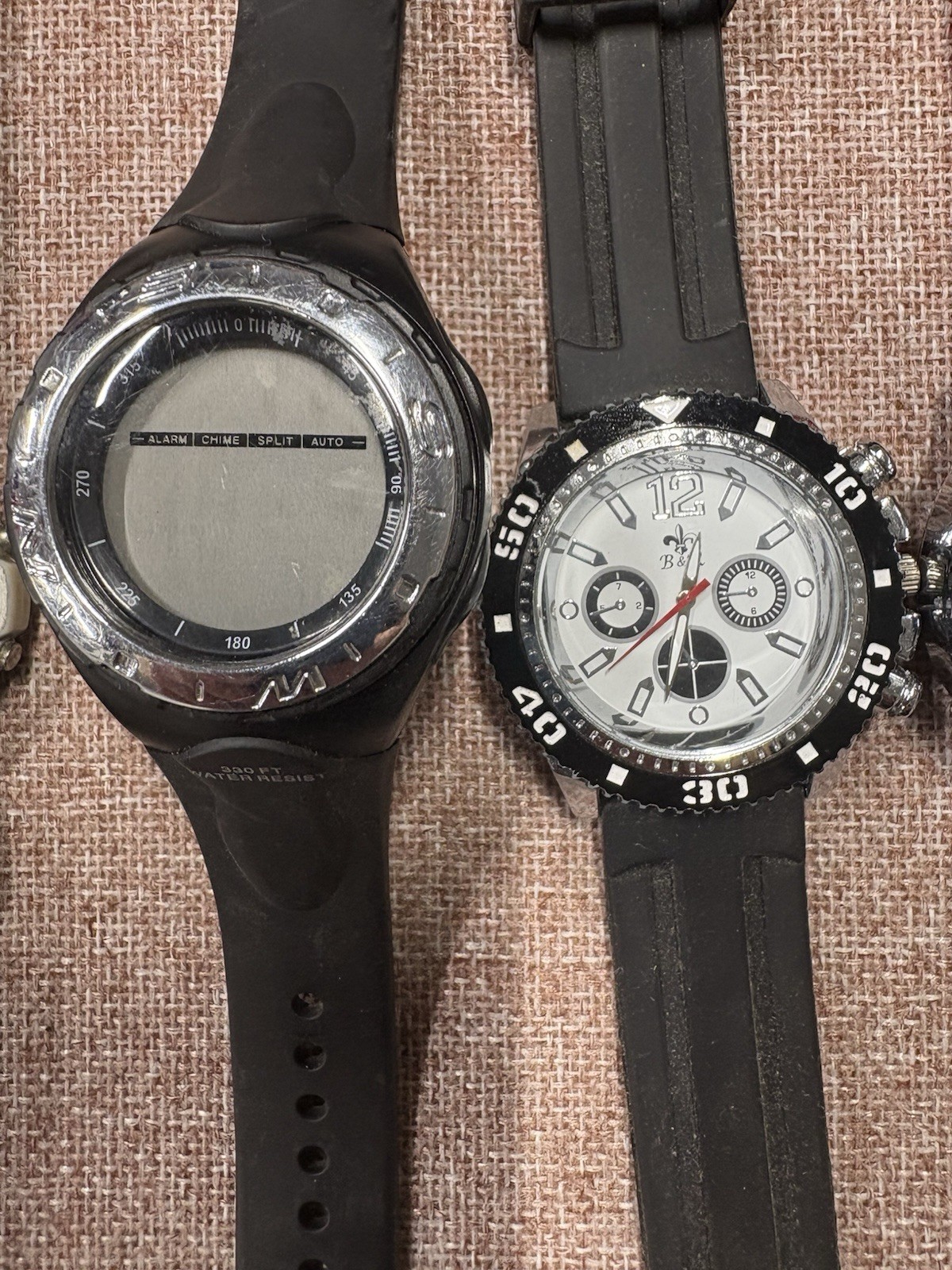 5 Watches For Parts Or Repair Various Brands Non Working