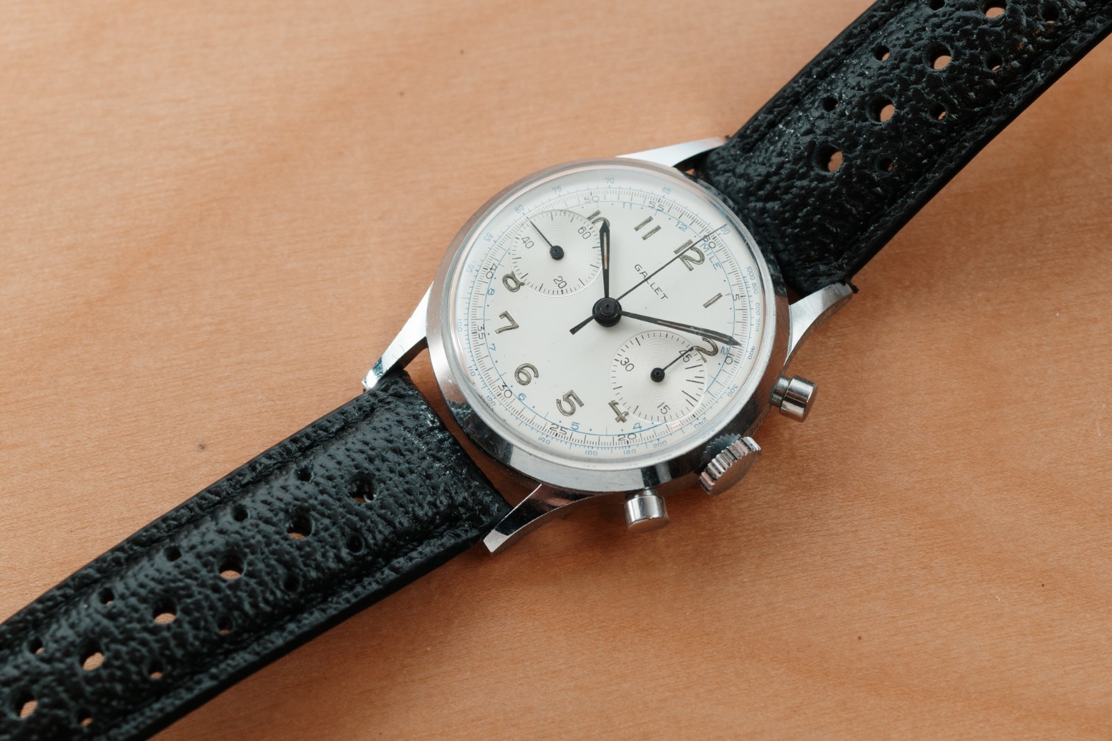 Vintage Gallet MultiChron 45 2 Register Chronograph