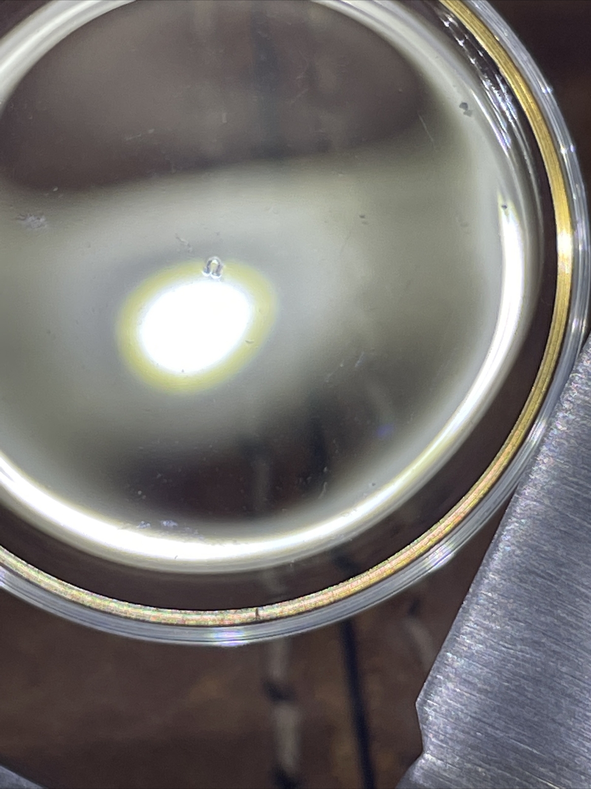 Omega NOS Plexiglass 33mm Gold Reflector