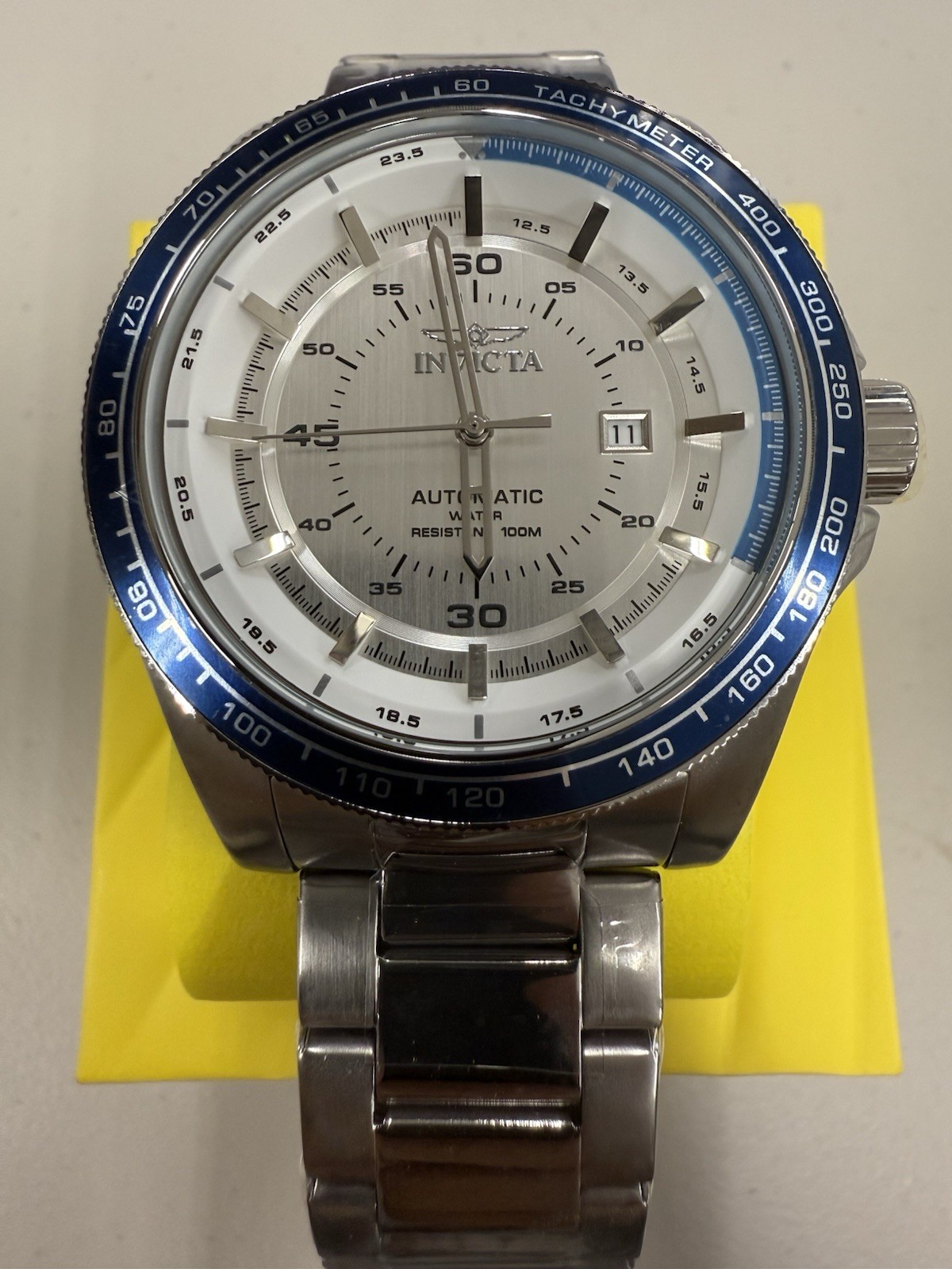 Invicta Speedway 48074 High Bank 50mm Automatic Men’s Watch New With 3 Year Warr