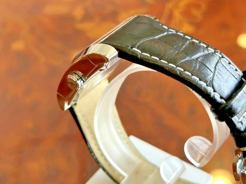 Jean d’Eve Quarta Automatic 927051NAAAK Retrograde Mens Watch Black Leather Box