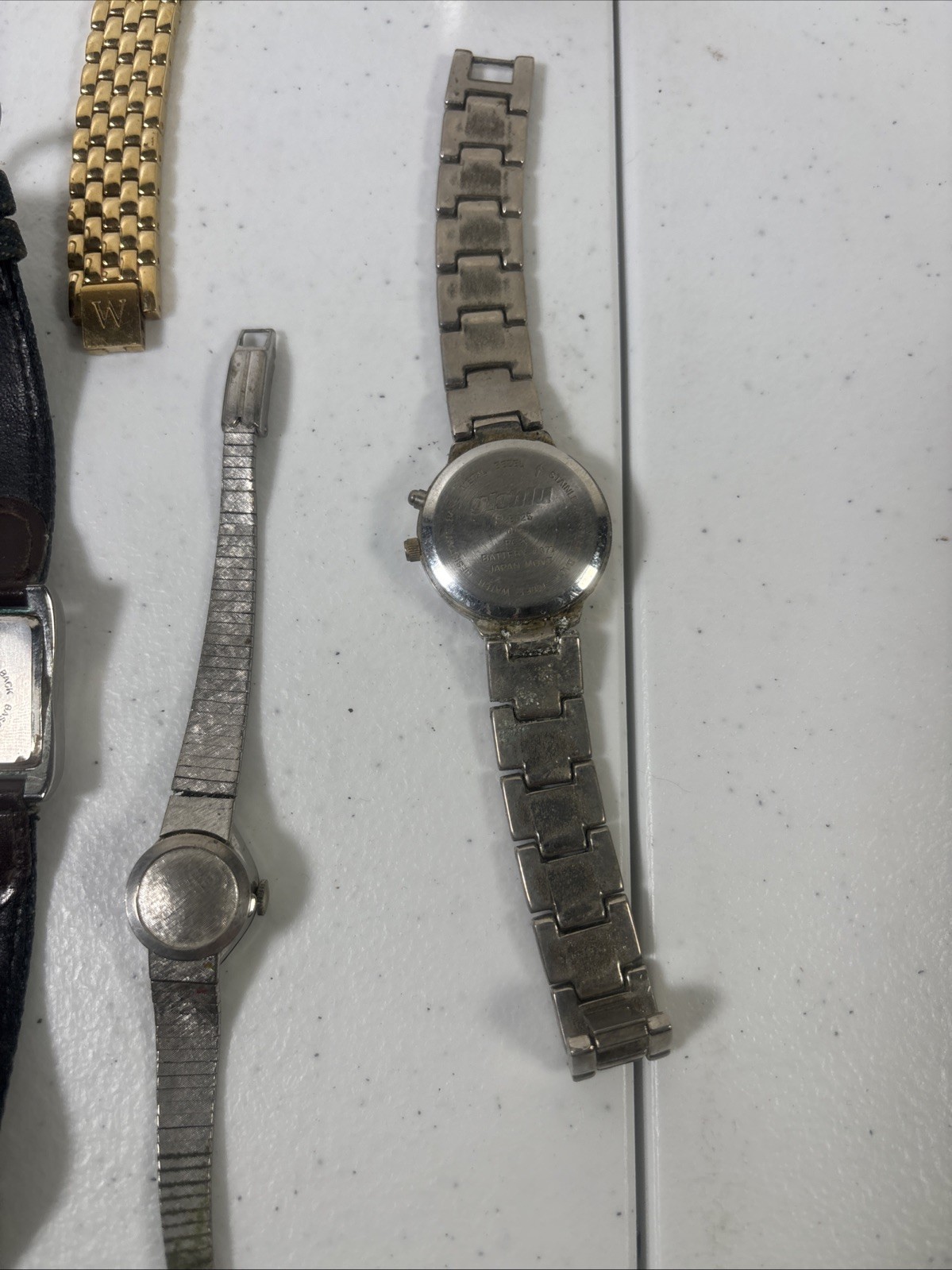 Lot 20Women’s Quartz Watches Stainless Steel Untested for Parts/Repair