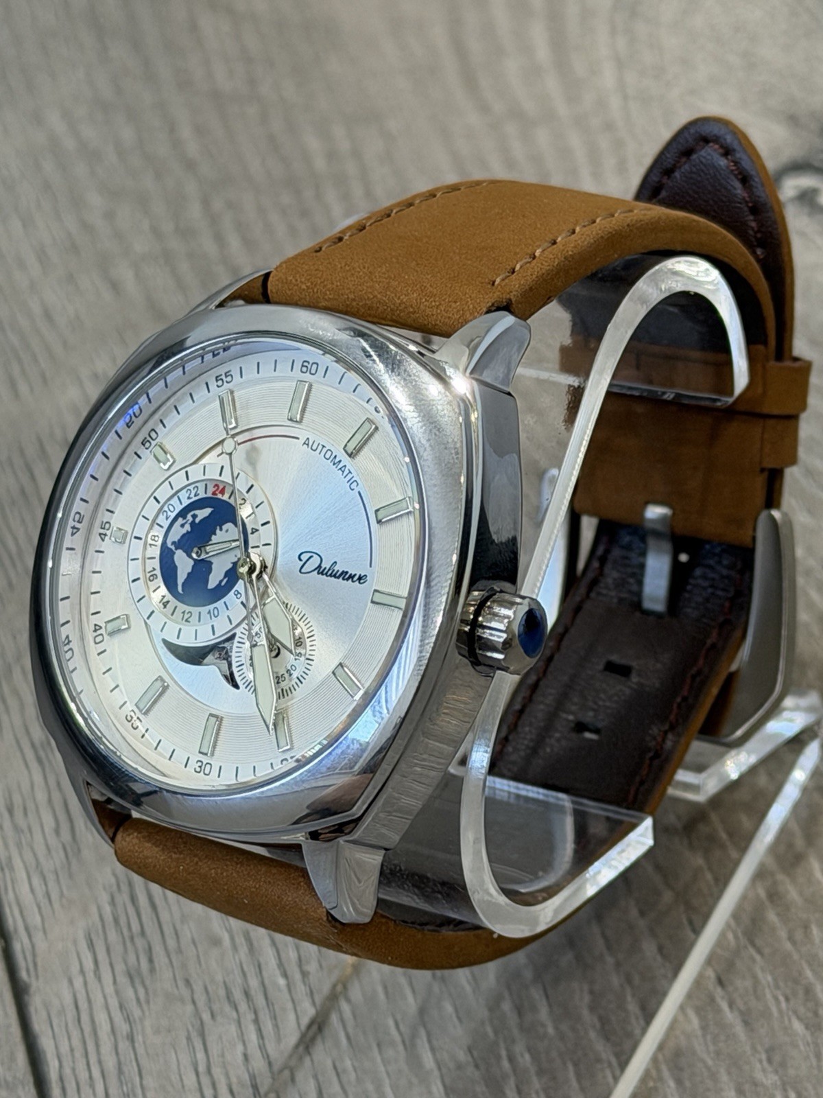 luxury Men‘s Wristwatch Automatic Mechanical Watch Alloy Self-winding Gifts
