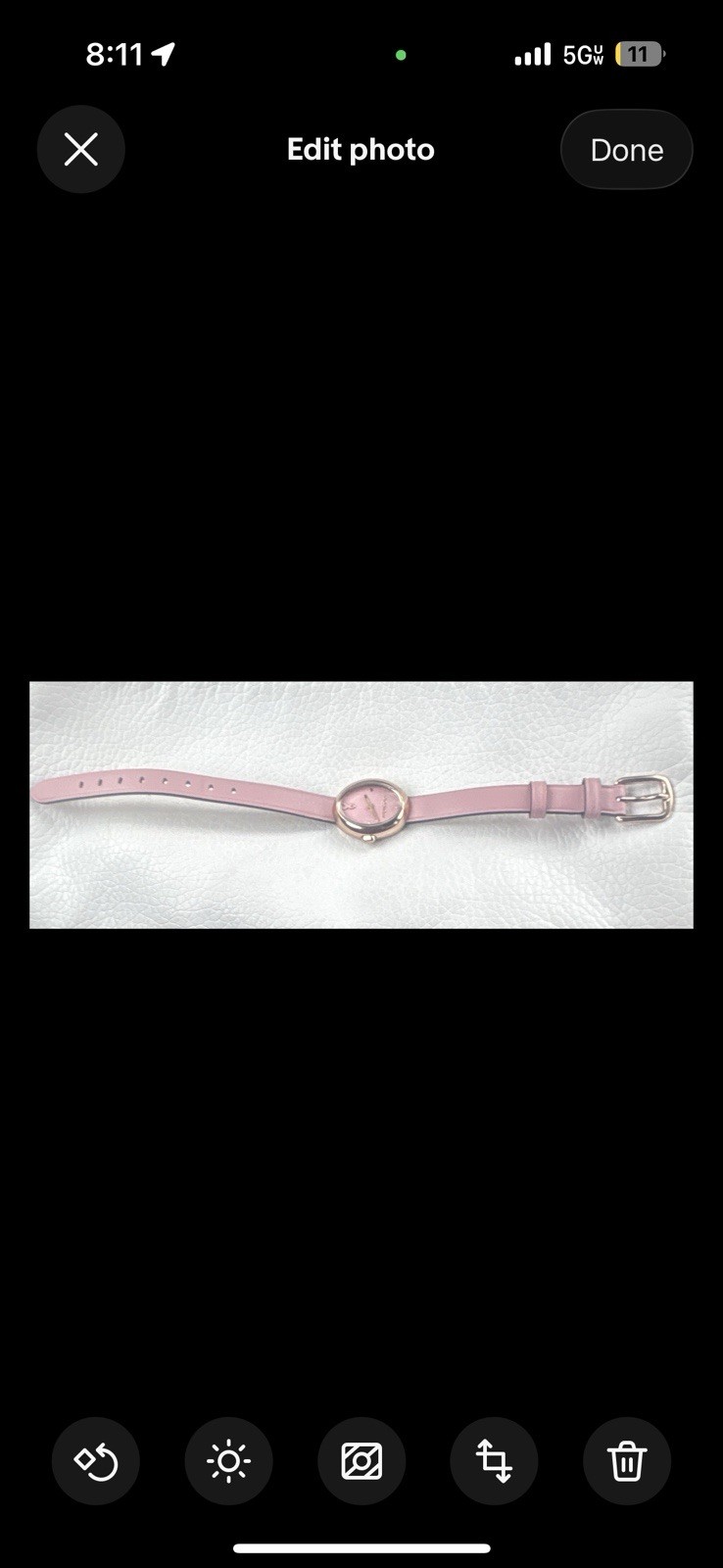 Coach Women’s Quartz Analog Watch Pink Dial Rose Gold Oval Pink Leather Strap