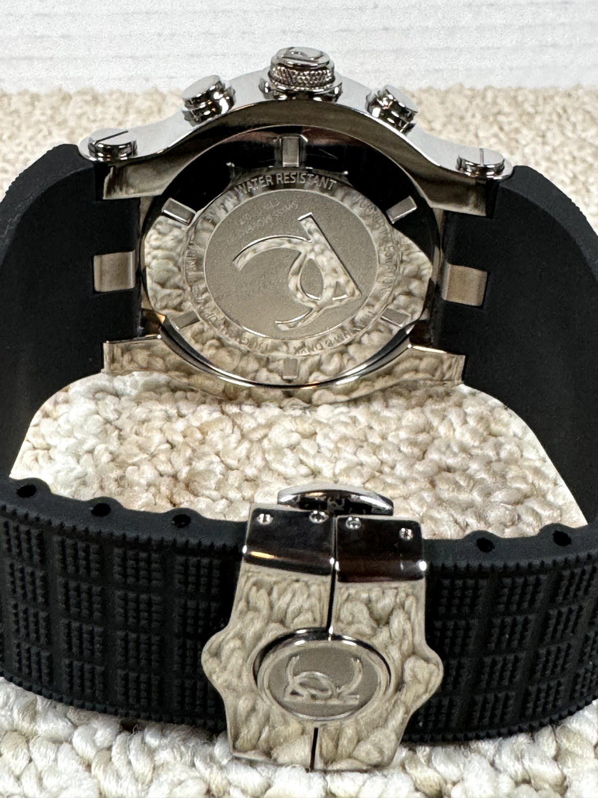 VTG. Renato T-Rex Mens Swiss Chronograph Diver Watch Titanium Onyx New in Box